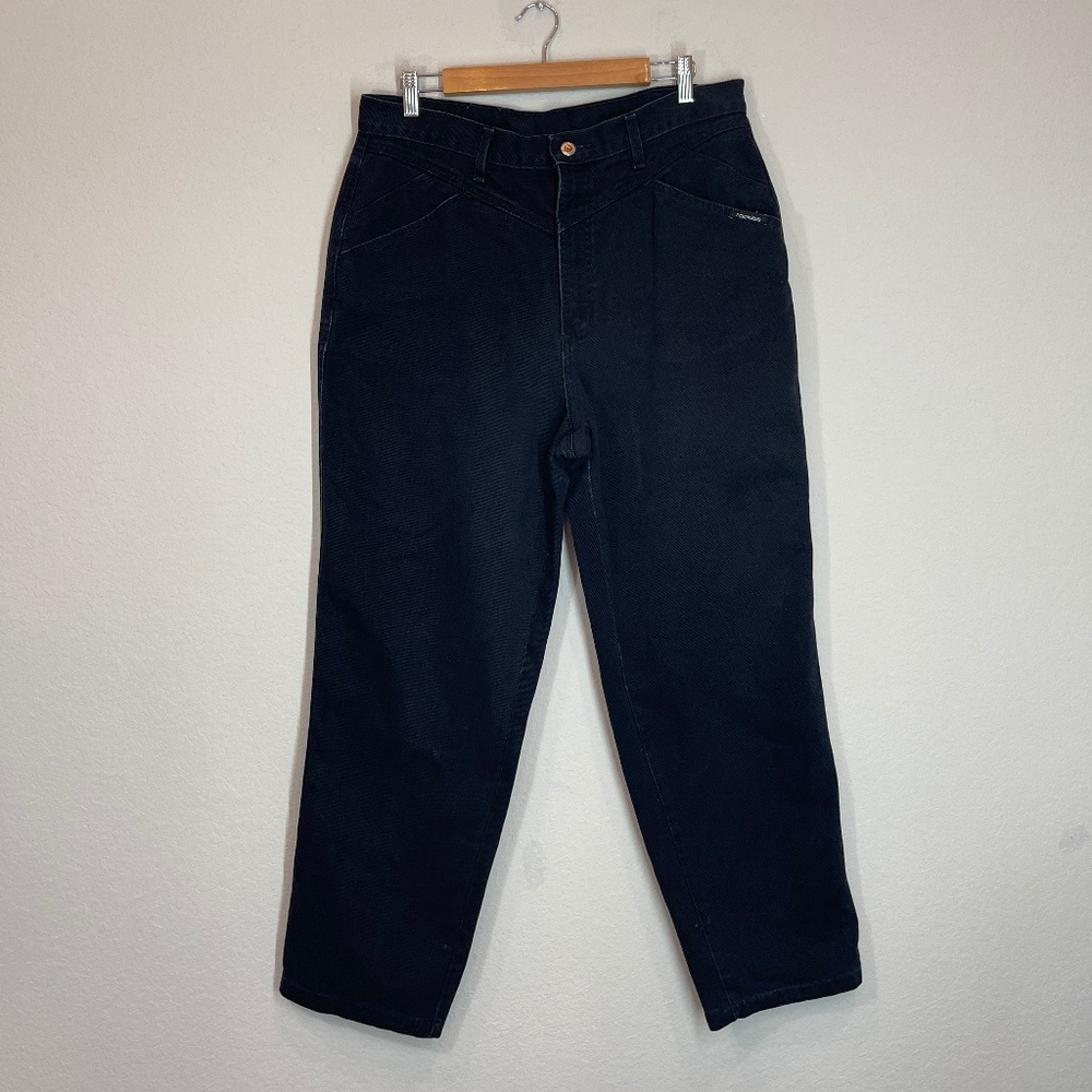 Vintage Rocky Mountain Rockies Jeans Womens 17/18 XL Blue Dark Western Bareback
